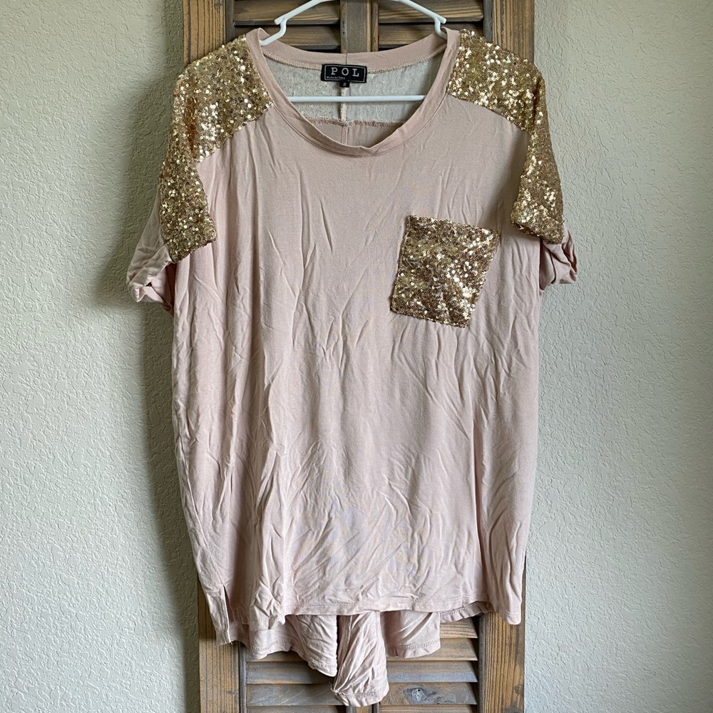 Pol Sequin Tee - image 2